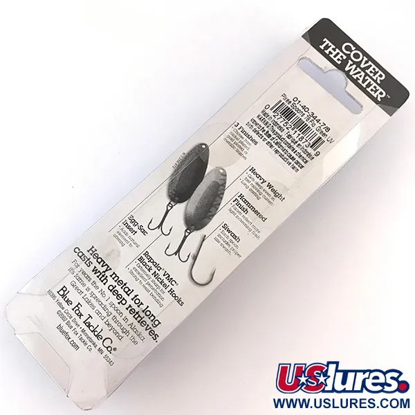 Blue Fox Pixee UV Blinker, Hammerschlag Nickel/Grün, 24g, UV, #4954