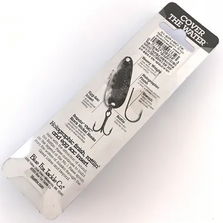 Blue Fox Rattlin Pixe Blinker, Blau Metallic/Rot, 24g, Rassel, #4955