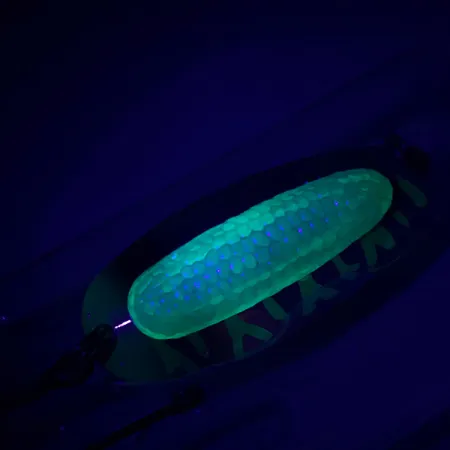 Blue Fox Rattlin Pixee Blinker, Nickel / Hellgrün, 14g, Rassel, #4957