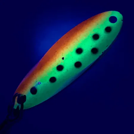 Acme Kastmaster UV Blinker, Fire Tiger / Nickel, 7g, UV-aktiv, #4978