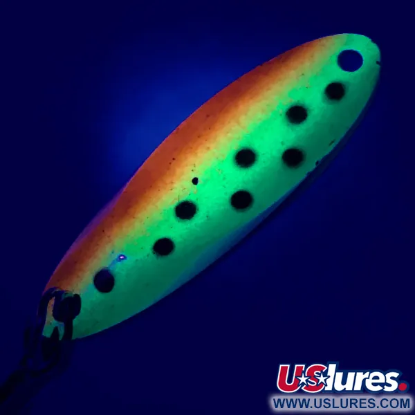 Acme Kastmaster UV Blinker, Fire Tiger / Nickel, 7g, UV-aktiv, #4978