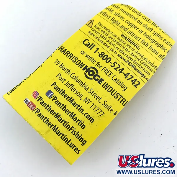 Panther Martin 2 Spinner, Fire Tiger, 2.5g, In-Line-Blatt, #4993