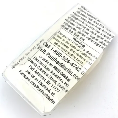 Panther Martin 2 Spinner, Gold, 1,77g, Direktanbau-Blatt, #4994