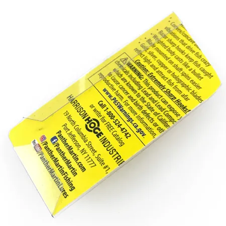 Panther Martin 4 Spinner, Gold / Rot, 4g, In-Line, #5008