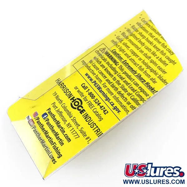 Panther Martin 4 Spinner, Gold / Rot, 4g, In-Line, #5008