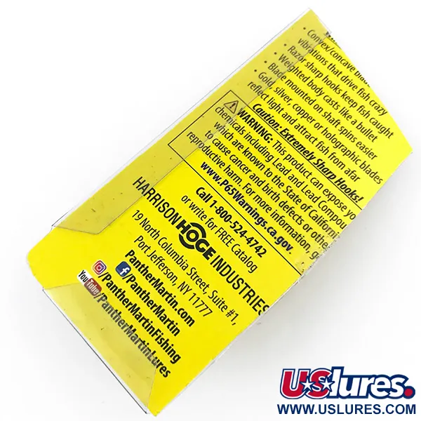 Panther Martin 6 Spinner, Silber / Blau, 6g, In-Line-Blatt, #4998