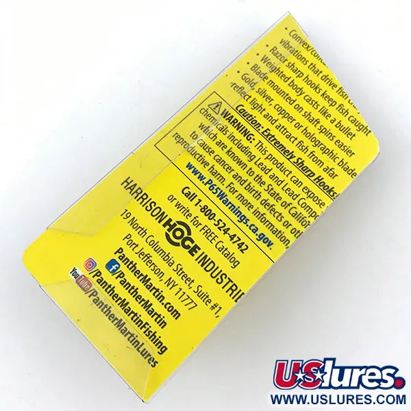 Panther Martin 6 Spinner, Fire Tiger, 6g, Inline-Blatt, #5009