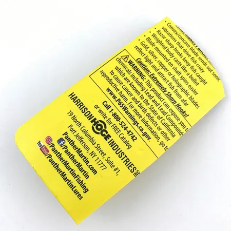 Panther Martin 6 Spinner, Fire Tiger, 6g, Bügelloses Design, #5010