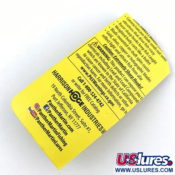 Panther Martin 6 Spinner, Fire Tiger, 6g, In-line Blatt, #5001