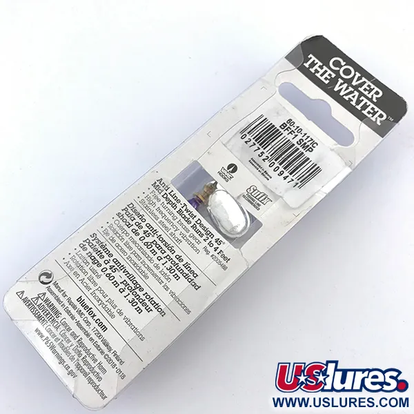 Blue Fox Super Vibrax 1 Spinner, Silber, 4g, Glockenkörper, #5003