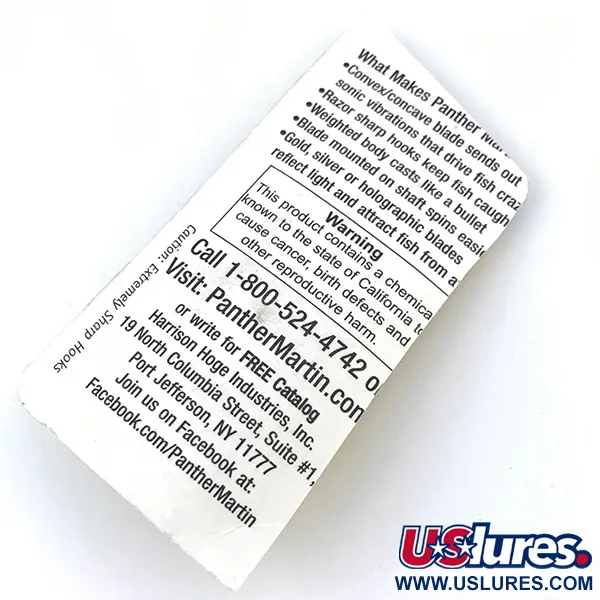 Panther Martin 4 Spinner, Blue Trout, 4g, In-Line-Blatt, #5012