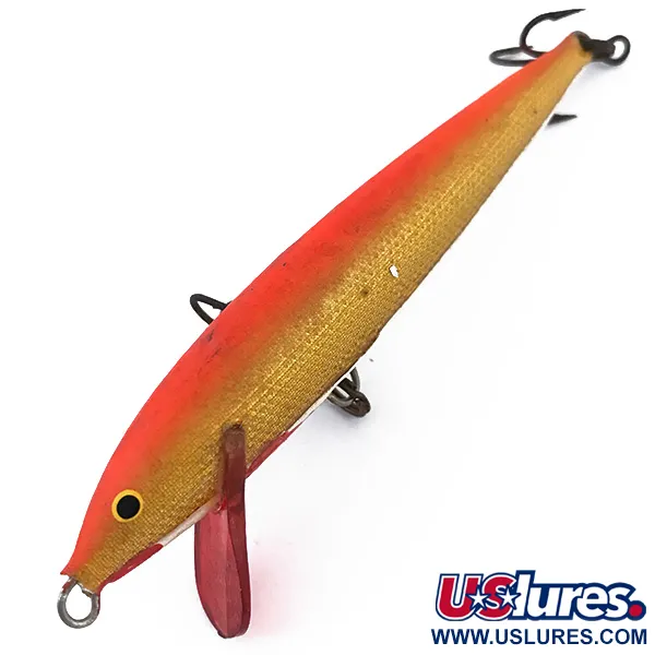 Rapala Original Floater Wobbler, Gold, 4g, Balsa-Körper, #5014