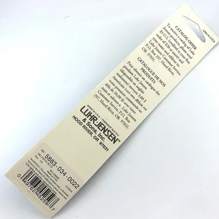 Luhr Jensen Deep Stinger Pilker, Silber/Pink, 21g, Roter Bisspunkt, #5060