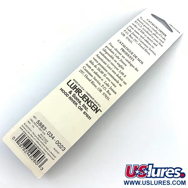 Luhr Jensen Deep Stinger Pilker, Silber / Grün, 21g, #5052