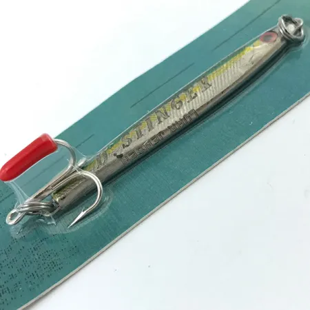 Luhr Jensen Deep Stinger Pilker, Silber / Grün, 21g, #5052