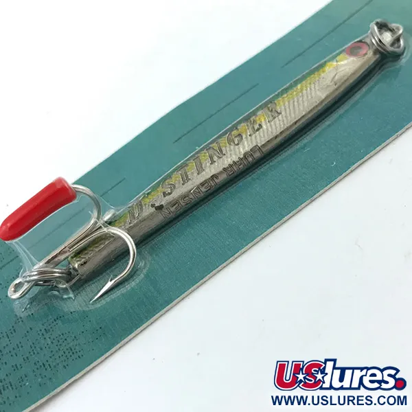 Luhr Jensen Deep Stinger Pilker, Silber / Grün, 21g, #5052