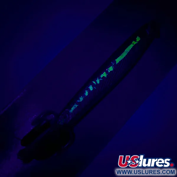 Luhr Jensen Deep Stinger Pilker, Silber / Grün, 21g, #5052