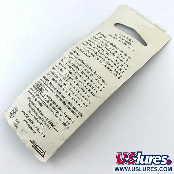 Cotton Cordell CC Spoon Blinker, Hammerschlag-Nickel, 11g, #5054