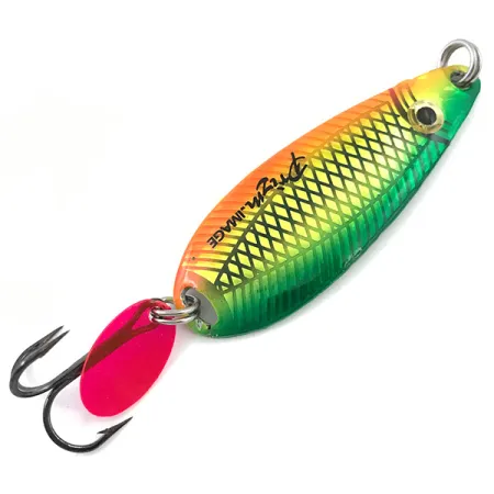 Key Largo Syco Spoon Blinker, Rainbow Fish, 14g, Prizm-Finish, #5057