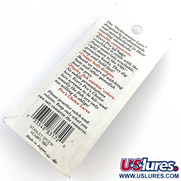 Stanley Jigs Stanley Spoon Blinker, Gold, 7g, VMC Haken, #5112