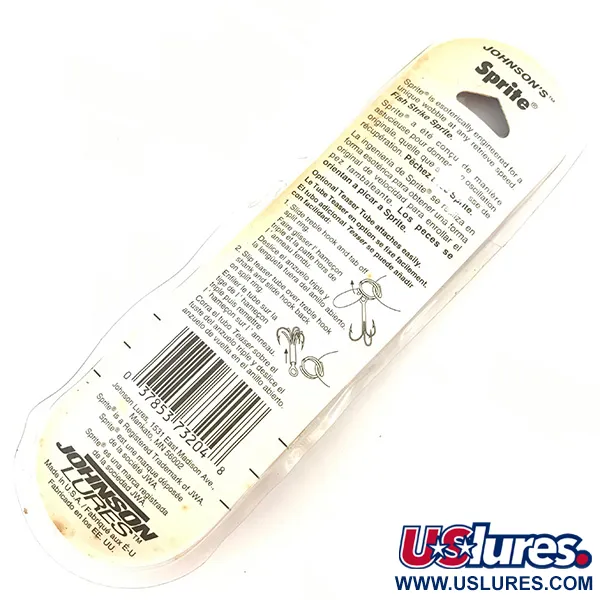 Johnson Sprite Blinker, Nickel, 1/2oz, Wobble Action, #5065