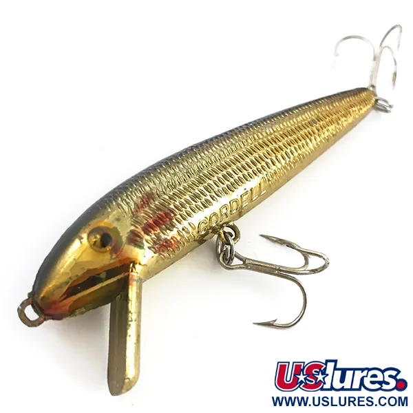 Cotton Cordell Red Fin Flachläufer, Gold, 5g, Schuppenmuster, #5068