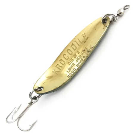 Luhr Jensen Krocodile Die #3 UV Blinker, Fire Tiger/Gold, 14g, #5085