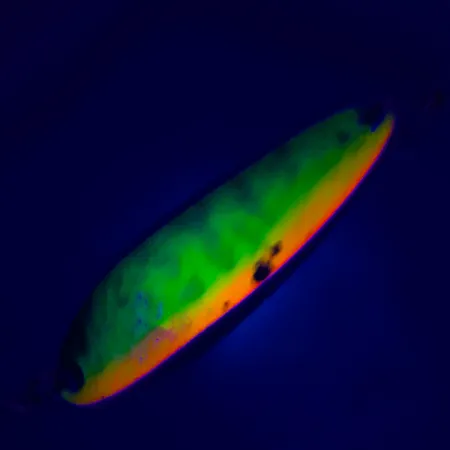 Luhr Jensen Krocodile Die #3 UV Blinker, Fire Tiger/Gold, 14g, #5085