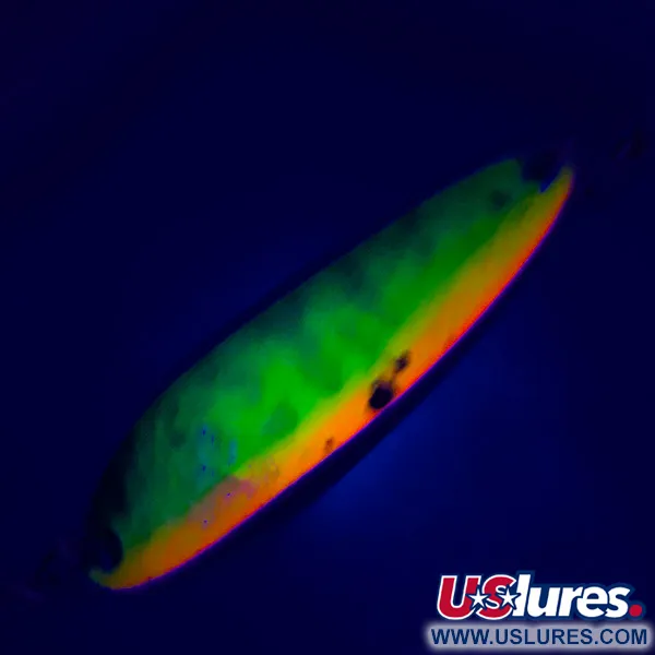 Luhr Jensen Krocodile Die #3 UV Blinker, Fire Tiger/Gold, 14g, #5085