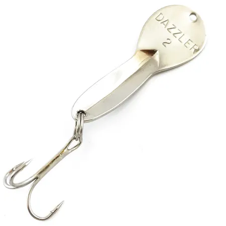 Acme Dazzler #2 Blinker, Perlweiß/Blau/Nickel, 7g, Rarität, #5172