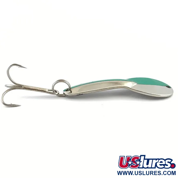 Acme Dazzler #2 Blinker, Nickel / Grün, 7g, Hechtköder, #5096