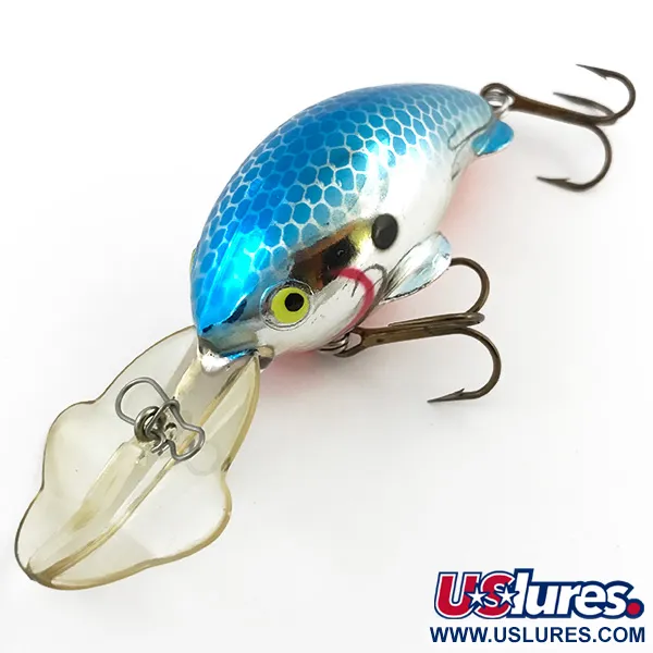 Luhr Jensen Brush Baby Uv Wobbler, Hellblau/Silber/UV, 12g, #5097