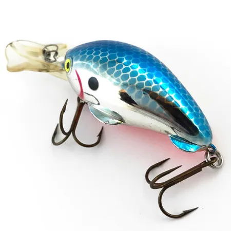 Luhr Jensen Brush Baby Uv Wobbler, Hellblau/Silber/UV, 12g, #5097