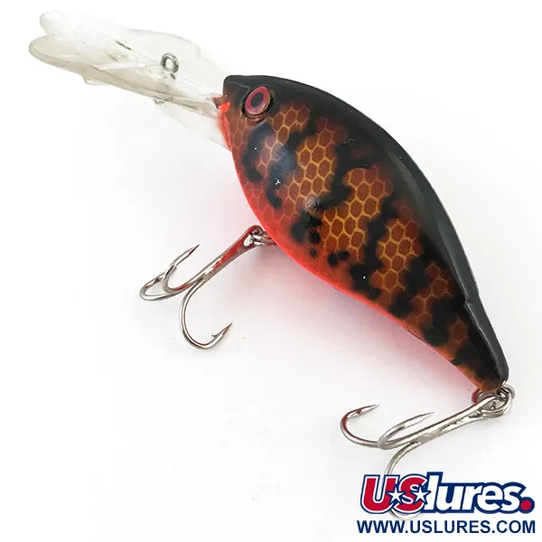 Luhr Jensen Hot Lips Express Crankbait, Red Tiger, 14g, Tiefläufer, #5098