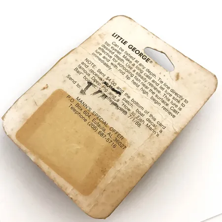 Mann's Bait Little George Tail-Spinner, Weiß/Nickel, 12g, #5115