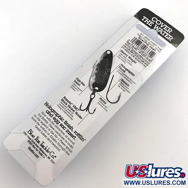 Blue Fox Rattlin Pixee Blinker, Pink UV / Rainbow Herring, 14g, #5127