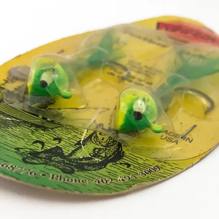 Apex Feather Flasher Jig, Chartreuse, 7g, Stand-up-Kopf, #5134