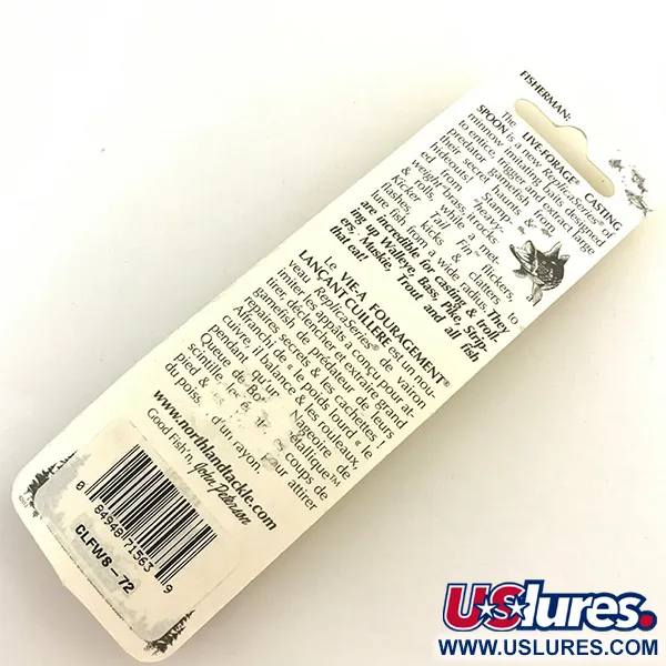 Northland Live Forage Glow Blinker, Realistic fish, 7g, Glow, #5164