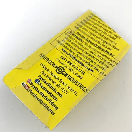 Panther Martin 4 Spinner, Gold / Rot, 4g, Inline-Blatt, #5170