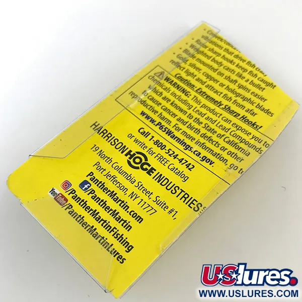 Panther Martin 4 Spinner, Gold / Rot, 4g, Inline-Blatt, #5170