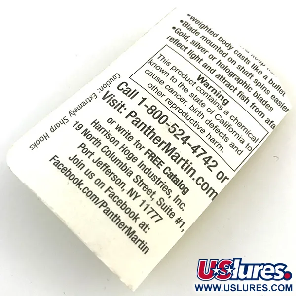 Panther Martin 4 Spinner, Silber / Blau, 4g, In-Line Blatt, #5171