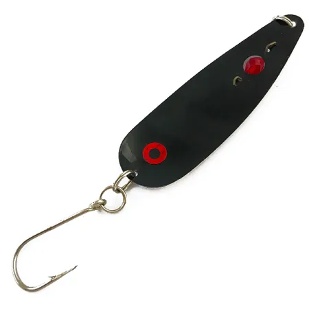 Eppinger Red Eye Evil Eye Schlepplöffel, Schwarz/Rot, 9g, Glasperle, #5180