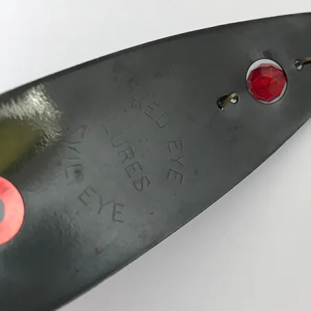 Eppinger Red Eye Evil Eye Schlepplöffel, Schwarz/Rot, 9g, Glasperle, #5180