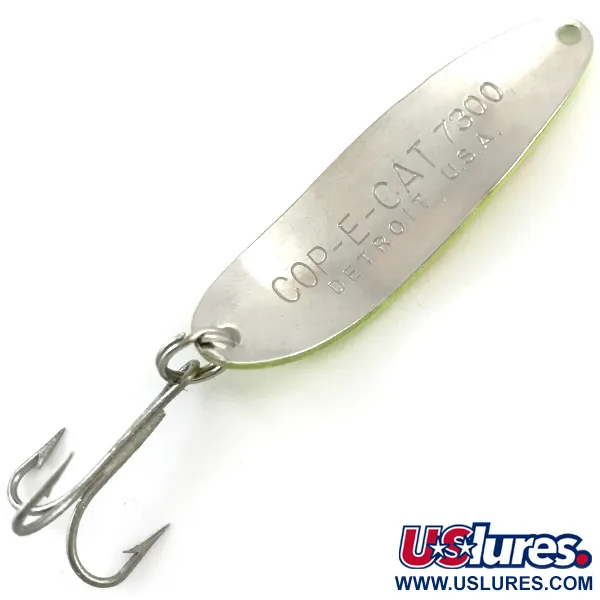 Dardevle Cop-E-Cat 7300 UV Blinker, Gelb/Nickel, 10g, UV, #5183