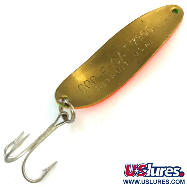 Eppinger Dardevle Cop-E-Cat 7300 UV Blinker, Fire Tiger, 10g, #5190