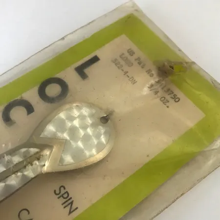 Glen Evans Weedless Loco Blinker, Nickel/Hologramm/Gelb, 19g, #5200