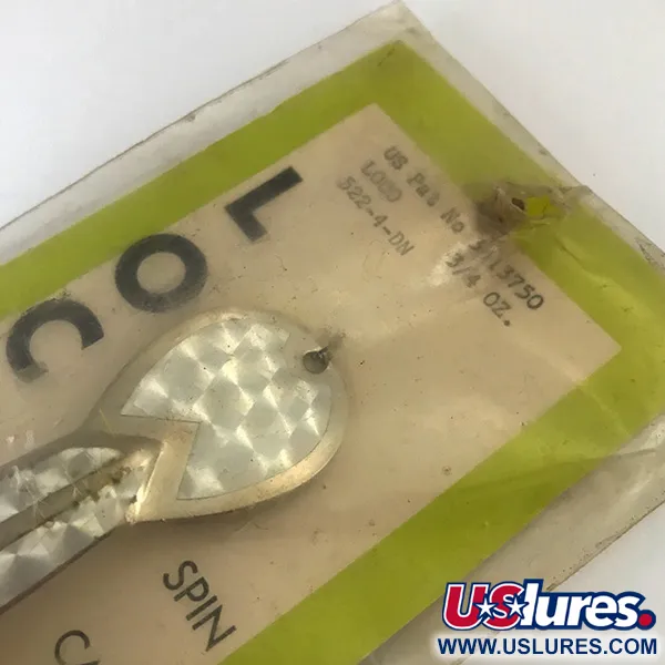 Glen Evans Weedless Loco Blinker, Nickel/Hologramm/Gelb, 19g, #5200