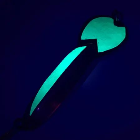 Glen Evans Loco 4. Blinker, Nickel / Green Hologram, 23g, #5202