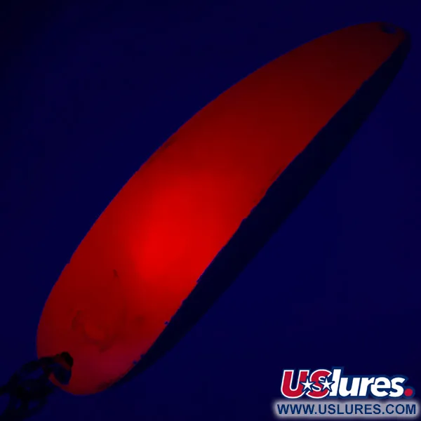 Eppinger Dardevle King Flutter Devle 3200 UV Löffel, Rot/Nickel, 9g, #5214