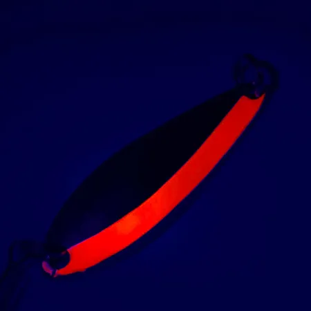 Acme Fiord Spoon UV Blinker, Nickel/Rot, 7g, UV-aktiv, #5219